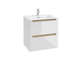 Pakabinama vonios spintelė Deftrans Stilla, balta, 46.5 cm x 60.8 cm x 62.2 cm