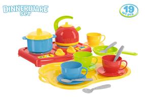 Žaisliniai virtuvės reikmenys Technok Dinnerware Set 1554, įvairių spalvų