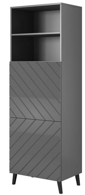 Spintelė Cama Meble Abeto, grafito, 60 cm x 40 cm x 176.5 cm