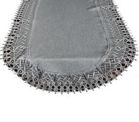 Stalo takelis ovalas G11-03, pilka, 60 x 120 cm