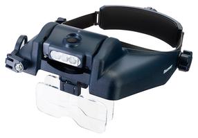 Didinamieji akiniai Discovery Head Rechargeable Magnifier, mėlyna