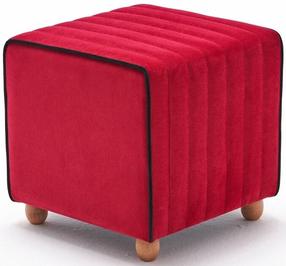 Pufas Hanah Home Mona 825BLC1638, raudonas, 40 cm x 40 cm x 40 cm