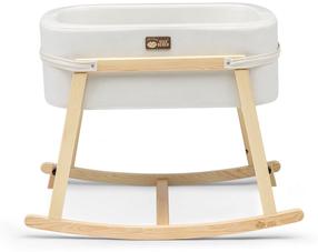 Lopšys kūdikiams viengulė Kalune Design Hier 676HDS1113, balta/šviesiai ruda, be patalynės dėžės, su čiužiniu