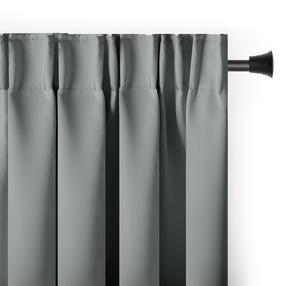 Užtemdanti užuolaida Restilo Pleat Blackout, sidabro, 140 cm x 245 cm