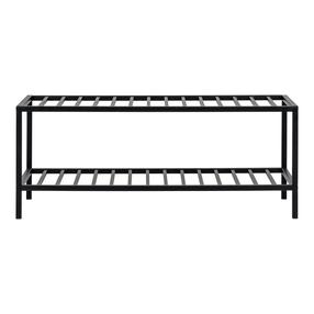 Batų lentyna House Nordic Vita, juoda, 79 cm x 34 cm x 32 cm