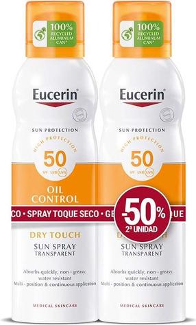 Apsaugos nuo saulės rinkinys Eucerin Oil Control Dry Touch SPF50+, 400 ml