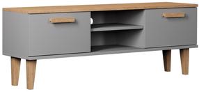 TV staliukas Kocot Kids Denver, pilka/smėlio, 120 cm x 35 cm x 47.2 cm