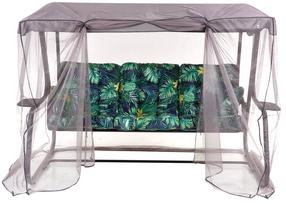 Lauko sūpynės Patio Celebes Plus Black Edition, žalios, 220 cm x 134 cm x 157 cm