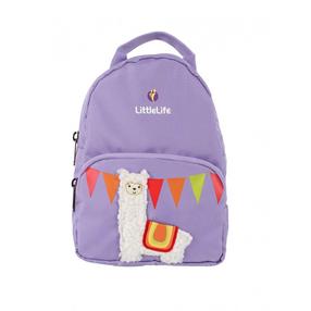 Vaikiška kuprinė LittleLife Toddler Backpack Llama, violetinė/įvairių spalvų, 24 cm x 18 cm x 9 cm