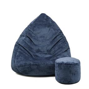 Sėdmaišis su pufu Mega Tender Way, mėlynas