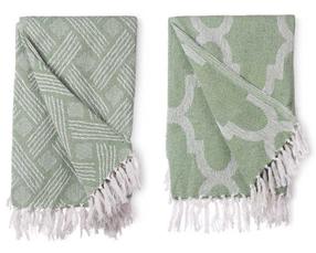 Pledas Gift Decor, žalias/(spalva/dizainas parenkami atsitiktine tvarka), 125 cm x 150 cm