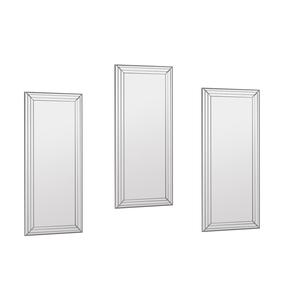 Veidrodžių rinkinys Kalune Design Mini Neom - Transparent 116SAM1171, kabinamas, 30 cm x 70 cm, skaidri