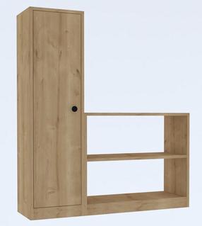 Batų spintelė Kalune Design Daisy, mėlyna, 29.6 cm x 100 cm x 120 cm