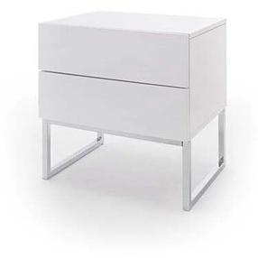Naktinis staliukas MC Akcent Nola 3, baltas, 40 cm x 50 cm x 50 cm