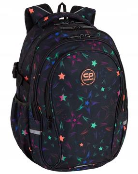 Mokyklinė kuprinė CoolPack Factor Starfish, mėlyna/įvairių spalvų, 31 cm x 17 cm x 47 cm