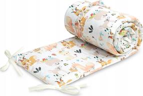 Apsauginis bortelis Sensillo Picnic, rudas/baltas, 180 cm x 30 cm