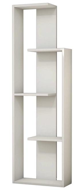 Pastatoma lentyna Kalune Design Wand 835PUQ3629, balta, 19.6 cm x 50 cm x 160 cm