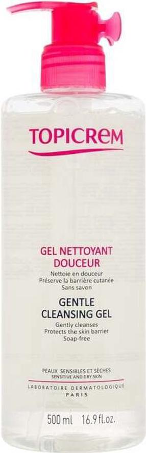 Veido prausimosi gelis Topicrem Gentle, 500 ml