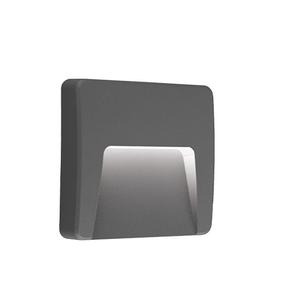 Tvirtinamas šviestuvas įleidžiamas Viokef Cop 4308900, 3000°K, LED, pilkas