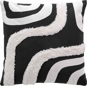 Dekoratyvinė pagalvėlė Douceur d`Interieur Mirade, balta/juoda, 40 cm x 40 cm