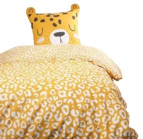 Patalynės užvalkalų komplektas TODAY Magic Jungle, baltas/geltonas, 140 x 200 cm