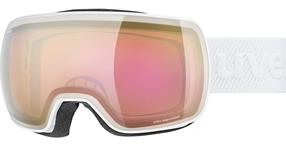 Slidinėjimo akiniai Uvex Compact FM, balta/rožinė