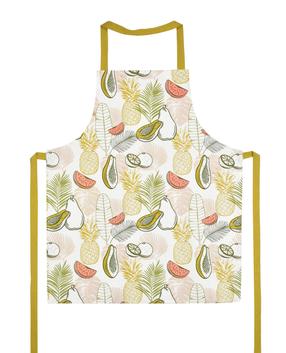 Prijuostė Domoletti PMM/A14084C, 64 cm x 80 cm, žalia/įvairių spalvų