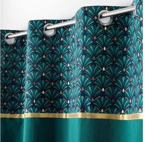 Naktinė užuolaida Douceur Artchic, tamsiai žalia, 140 cm x 240 cm