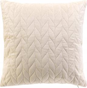 Dekoratyvinė pagalvėlė Douceur d`Interieur Velvet, kreminė, 40 cm x 40 cm