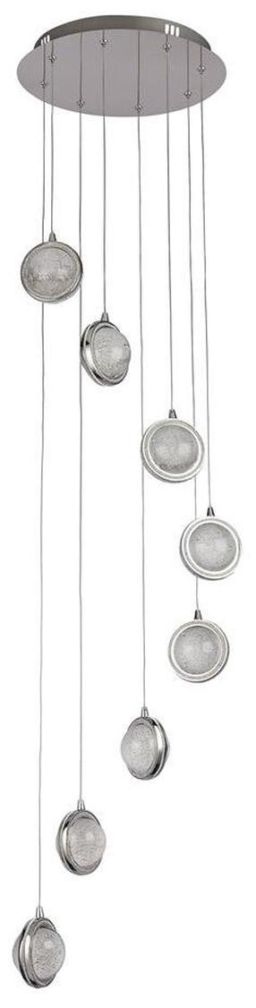 Šviestuvas kabinamas Searchlight Quartz 28701-8CC, LED, 4000 °K, 8 x 4.5 W