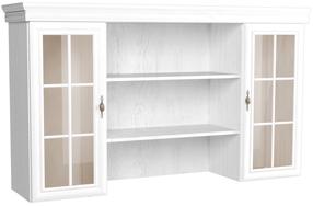 Spintelė - vitrina Gala Meble Kora KN5, balta, 40 cm x 168 cm x 97 cm