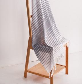  Paplūdimio rankšluostis Foutastic Gölge 192DCH1548, pilkas, 180 cm x 90 cm