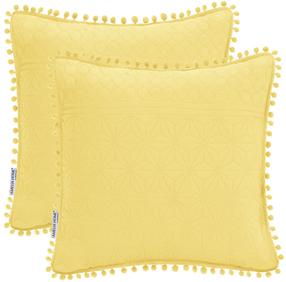 Pagalvės užvalkalas Restilo Meadore, geltona, 45 cm x 45 cm, 2 vnt.
