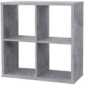 Pastatoma lentyna Forte Mauro MXXR221-U39, pilka, 32 cm x 73 cm x 73 cm