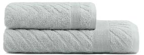  Vonios rankšluosčių rinkinys Foutastic 1028A-017-2 459ELT1110, pilkas, 150 cm x 90 cm, 2 vnt.