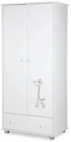 Spinta Klups Safari Giraffe, balta, 83 cm x 51 cm x 185 cm