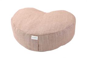 Grikių lukštų pufas Grikė Heart, raudonas, 45 cm x 35 cm x 13 cm