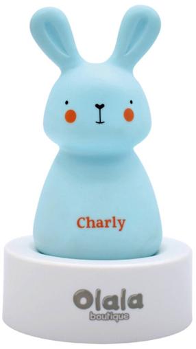 Naktinis šviestuvas Olala Boutique Charly, mėlyna