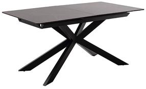 Valgomojo stalas išskleidžiamas MC Akcent Bonanza, antracito, 160 - 200 cm x 90 cm x 76 cm