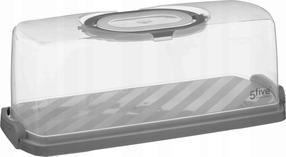 Indas tortui gabenti 5five Simply Smart, 36 cm x 13.3 cm, 16 cm, Skaidri/Pilka