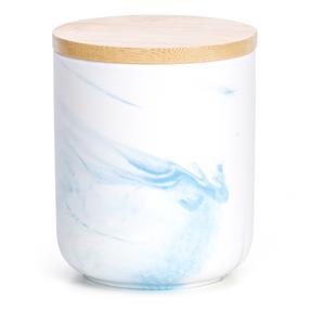 Birių produktų indas AmeliaHome Apalla, balta/žydra