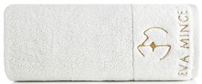  Vonios rankšluostis Ewa Minge Gaja, kreminė, 90 cm x 50 cm