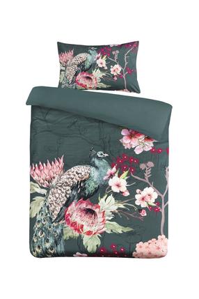 Patalynės užvalkalų komplektas Kenda Sand Blossom 125, žalias/įvairių spalvų, 140 x 200 cm