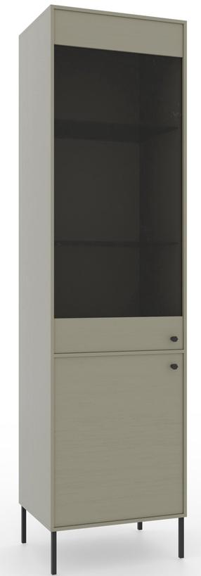 Spintelė - vitrina ADRK Tili, žalia, 40.8 cm x 51.8 cm x 180 cm