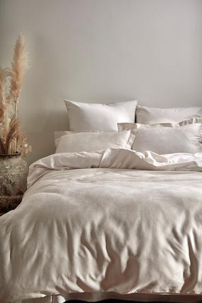 Patalynės užvalkalų komplektas Mijolnir Kelebek 182TRK3434, kreminė, 200 x 200 cm