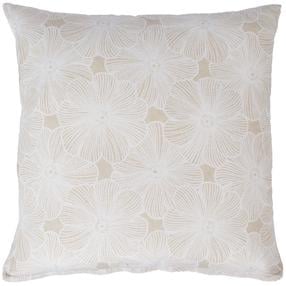 Dekoratyvinė pagalvėlė Home4you Loneta New 435, kreminė, 50 cm x 50 cm