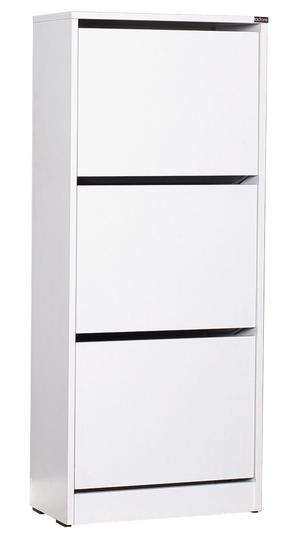 Batų dėžė Kalune Design SHC-330-BB-1, balta, 5.1 cm x 2.6 cm x 11.9 cm