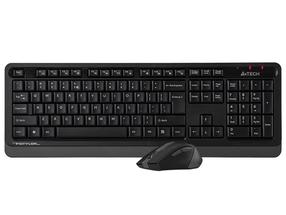 Klaviatūros ir pelės komplektas A4Tech FG1035, EN, juoda, belaidė