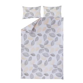 Patalynės užvalkalų komplektas Domoletti Cassia Leaves, kreminė, 160 x 200 cm