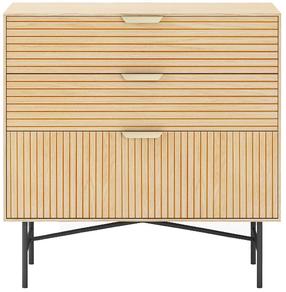 Stalčių blokai Home4you Bassel 20138, smėlio, 80 cm x 40 cm x 80 cm